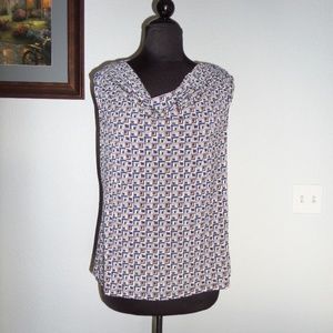 🌵NENE WEST womens blouse sleeveless MULTICOLO🌵